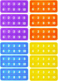 12Pcs Ten Frame Popper, Math Fidget Sensory Counting Toys, Educational Toy for Kids Classroom Group Learning Activities