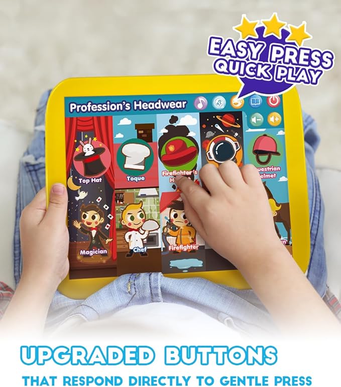 BEST LEARNING INNO PAD Smart Fun Lessons - Educational Tablet Toy to Learn Alphabet, Numbers, Colors, Shapes, Animals, Transport for Toddlers Ages 2 to 5 Years Old | Educational Birthday Gift