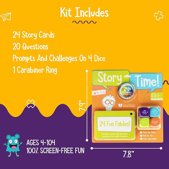 Open The Joy Story Time: Igniting Imagination, Fostering Empathy, and Building Resilience in Kids - A Portable Adventure for Ages 4+