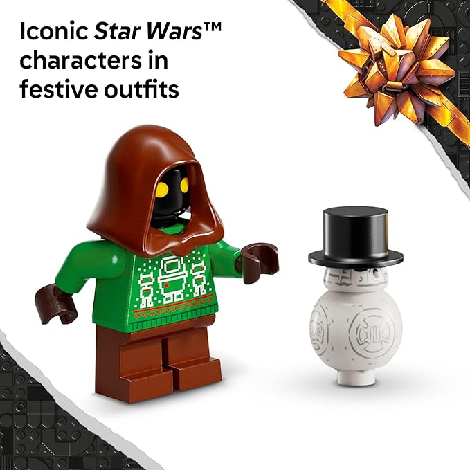 LEGO Star Wars Advent Calendar 2025 Kids Toy - Holiday Countdown Playset with 24 Toys for Boys & Girls, Ages 6+ - Includes C-3PO & BB-8 Minifigures - Star Wars Gift Idea for Christmas - 75418