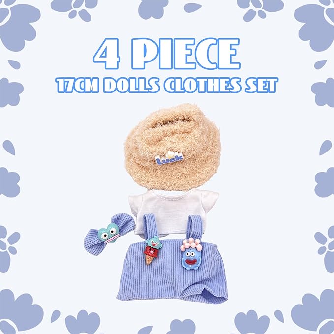 2025 New Doll Clothes - Outfit Set 17cm Doll Clothes, Exquisite Dolls Accessories, Cute Outfit Dress up Unique Style