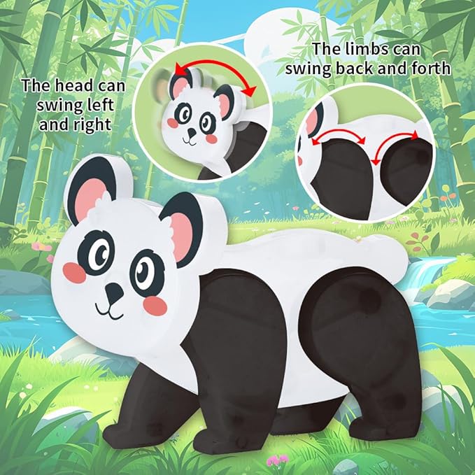 Magnetic Tiles Set Rare Animals Theme Toys, Magnet Tiles Building Blocks Toys for Kids Ages 3+