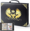 Silph PLC Coin Collection Book Holder for Collectors, Coin Album Binder Storage Box Case for Money Currency Collection Supplies - [300 Coins Pockets+30 Bills Pockets]