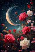 Beautiful Flower Moon 1000 Piece Adult Wooden Puzzle - Achieve a Sense of Accomplishment, Unique Room Decoration & Collectible, Perfect for Relaxation & Creativity