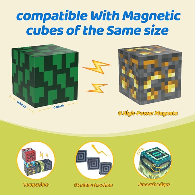 Magnetic Building Blocks for Kids Ages 3-12+, 180PCS STEM Educational Magnet Toys, Magnetic Tiles Build Cubes Game, Ideal Gift for Toddlers Boys Christmas Birthday Girls
