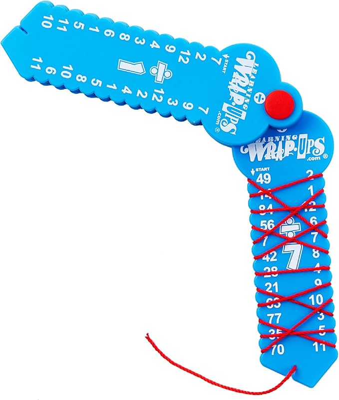 Learning Wrap-Ups Division Keys - Self Correcting Math Tool for Kids Grade Level 2-6