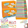 Logicalne 30 Read and Rhyme Flip Books, Word Family Flip Books Rhyming Card, Sight Words Rhyming Game, Educational Reading Book, Word ABC Vocabulary Families Flash Cards, Classroom Fun Learning(2PCS)