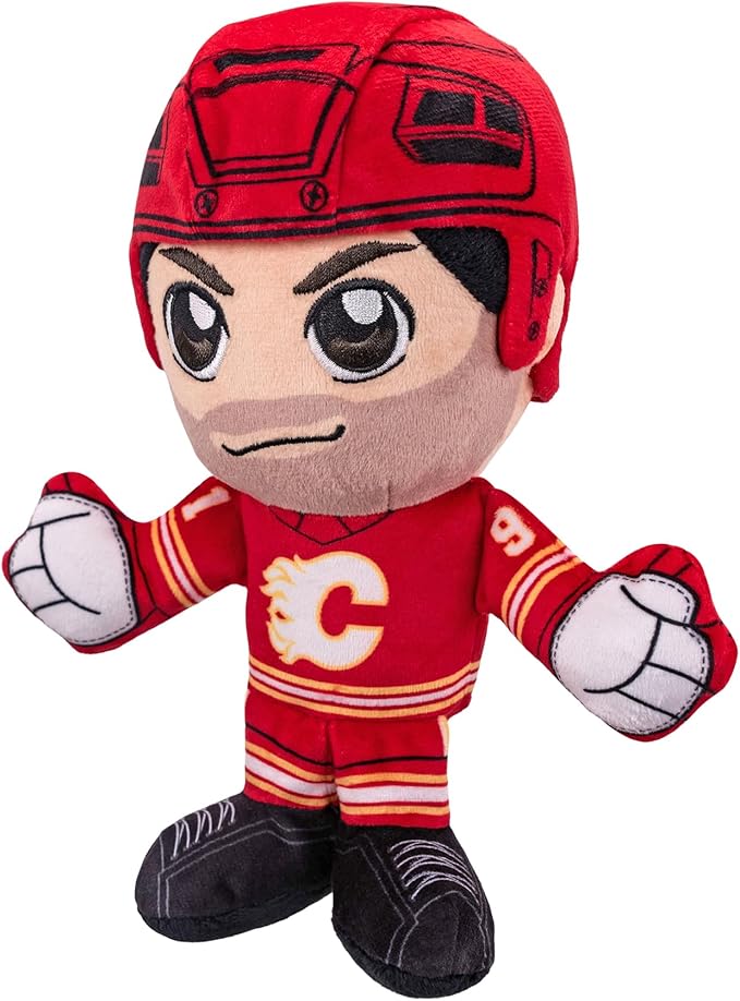Bleacher Creatures Calgary Flames Nazem Kadri 8" NHL Kuricha Sitting Plush - Soft Chibi Inspired NHL Superstar