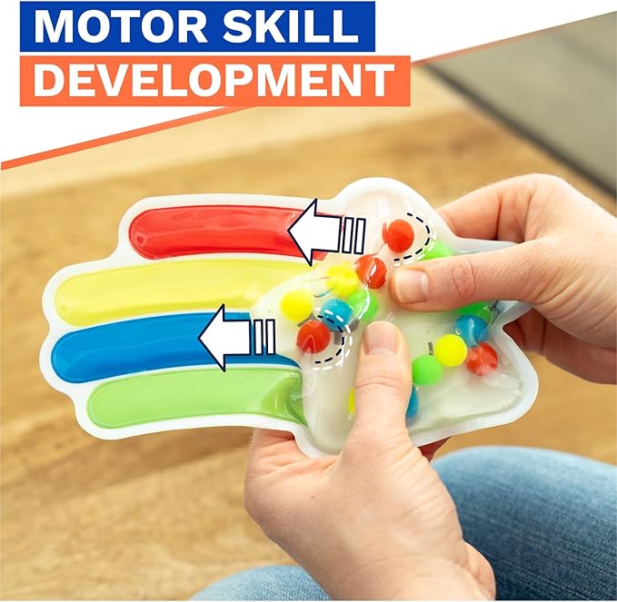 Sensory Toys for Toddlers Travel Toys Color Sorting Matching Montessori Squishy Toy for Toddler Car Activities Calm Down Preschool Toy 4 Vibrant Fine Motor Skills Color Sorting Game for Kids Gift