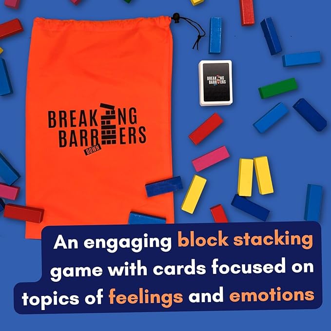 Breaking Barriers Down - Social Skills Games and Therapy Games, A Feelings Game for Kids That Develops Emotion Regulation and Explores Anger, Sadness, Fear and Joy