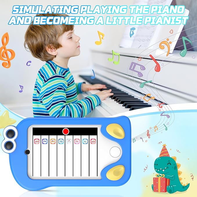 Kids Smart Phone, Phone for Kids Ages 3-12 | 2.8" Touchscreen, Dual Camera & Video Recording | Educational Learning Toy with Games & Music | Christmas Birthday Gift for Boys and Girls（Blue）