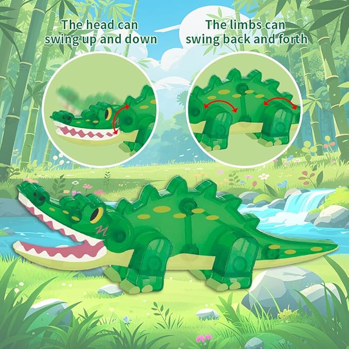 Magnetic Tiles Set Rare Animals Theme Toys, Magnet Tiles Building Blocks Toys for Kids Ages 3+