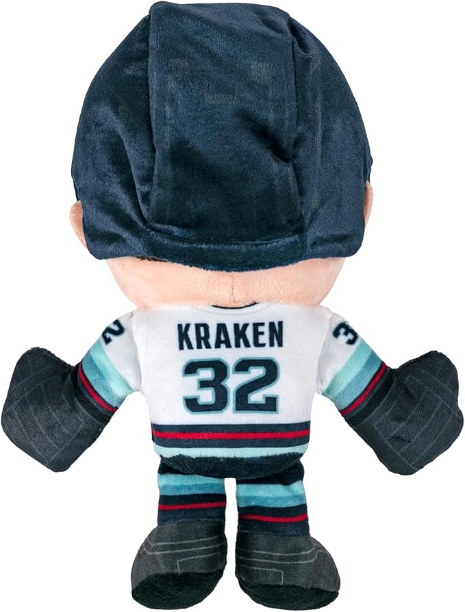 Bleacher Creatures Seattle Kraken Player 8" Kuricha Sitting Plush - Soft Chibi Inspired NHL Player
