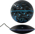 Floating Globe Magnetic Levitation with LED Color Changing Light and Touch Control, Magnetic Levitating Globe for Desk Office Home Decor Educational Gift for Men Father Boys Boss,Black