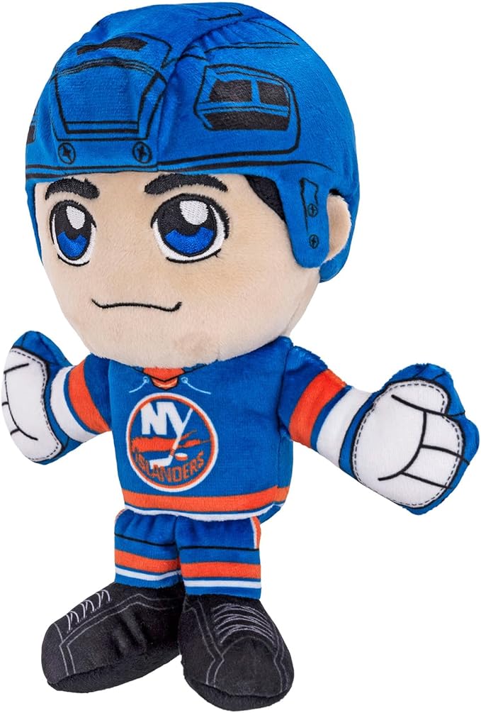 Bleacher Creatures New York Islanders Player 8" NHL Kuricha Sitting Plush - Soft Chibi Inspired NHL Player
