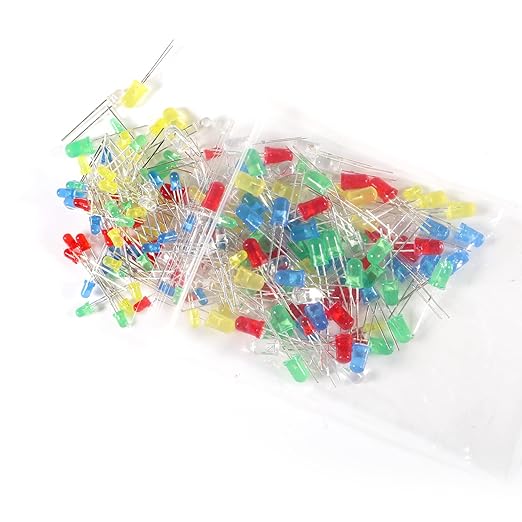Aobao 1900pcs Mega Electronic Component Kit Assortment, Capacitors, Resistors, LED, Transistors, Diodes, 1n270 Germanium, DC Jacks, opamp, PCB, Speaker