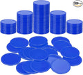 uxcell Plastic Poker Chips, Learning Counters Counting Counters Disk Marker Opaque Game Token for Game Play Math Counting