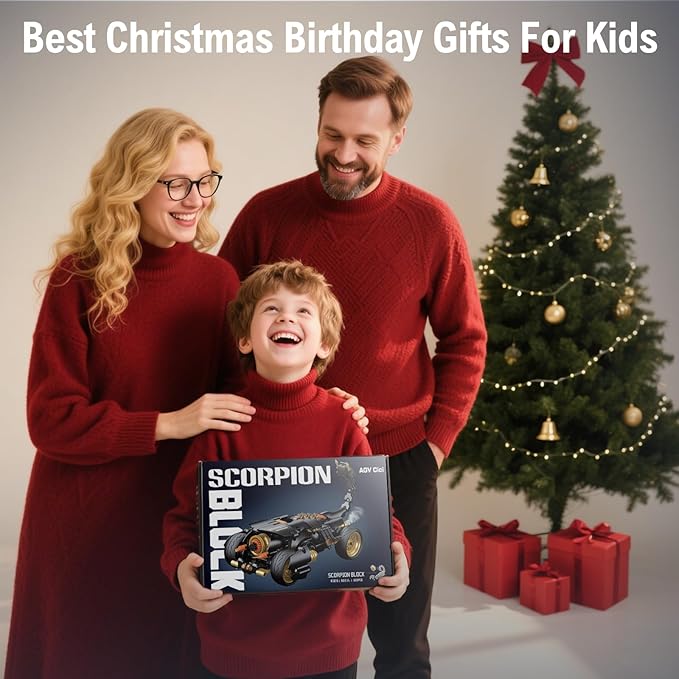 Scorpions Building Toys for Kids Ages 8-12,Sports Car Building Toy Set for Boys and Girls.Building Toy Set for Kids,Buildable Model Kit,Gift Idea for Boys and Girls Aged 9 Years Old and Up