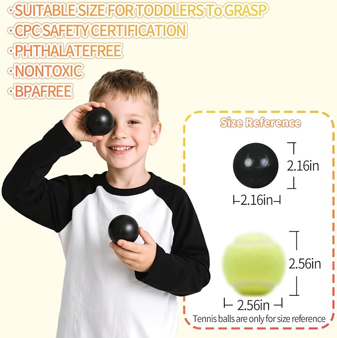 Ball Pit Balls Plastic Balls for Ball Pit Phathalate Free BPA Free Plastic Balls 100pcs 2.2" Set for Toddlers for Play Tent Tunnel