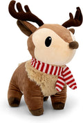 Plush Reindeer Stuffed Animal - Holiday Deer Characters with Antlers Toy for Kids - Christmas Decor Animals - Small Plushie Toys - 12 Inch - Ralphie