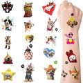 216PCS Dog Meme Temporary Tattoos, Pre-Cut Funny Dogs Party Tattoo Stickers Birthday Decorations Supplies Party Favors, School Rewards Gifts Idea for Boys Girls
