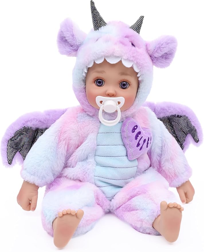 Baby Dolls, 18inch Large Realistic Cute Soft Body Real Life Baby Doll with Accessories for 3+ Year Old Girls Gifts, Pretend Play, Collection, Belief Slogan Design