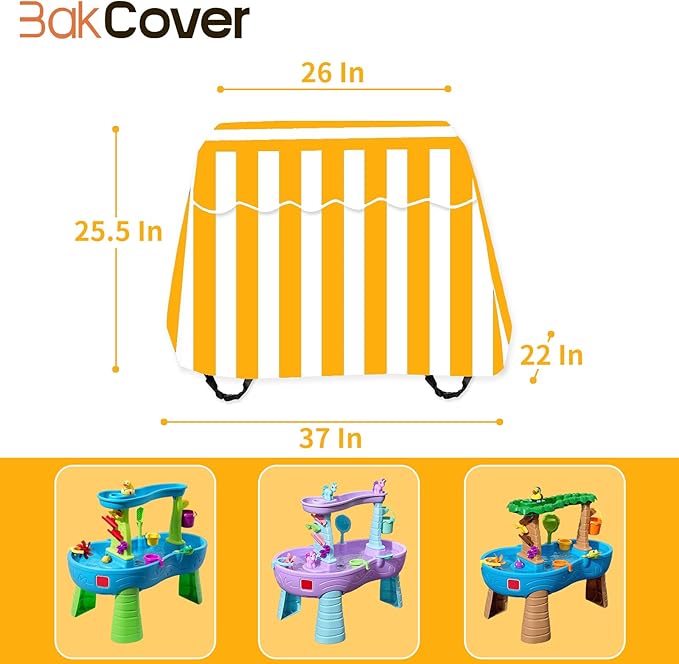 Water Table Cover Rain Showers Splash Pond Water Table, Water Table Cover for Water Table for Toddlers 1-3, Water Table Accessories for Outside Toys For Toddlers 1-3-Cover Only