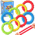 Sensory Fidget Toys for Kids Adults - 8 Pack Stretchy Fidget Bracelet | Texture & Calming Autism Sensory Toys for Special Needs Autistic Children | Calm Down Toy for Toddler Girls Boys