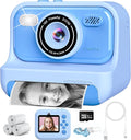 Kids Toys Instant Print Camera,2.4 Inch Screen Kids Instant Cameras, Christmas Birthday Gifts for Girls Age 3-12, Portable Toddler Toy for 3 4 5 6 7 8 9 10 Year Old Girls Boys