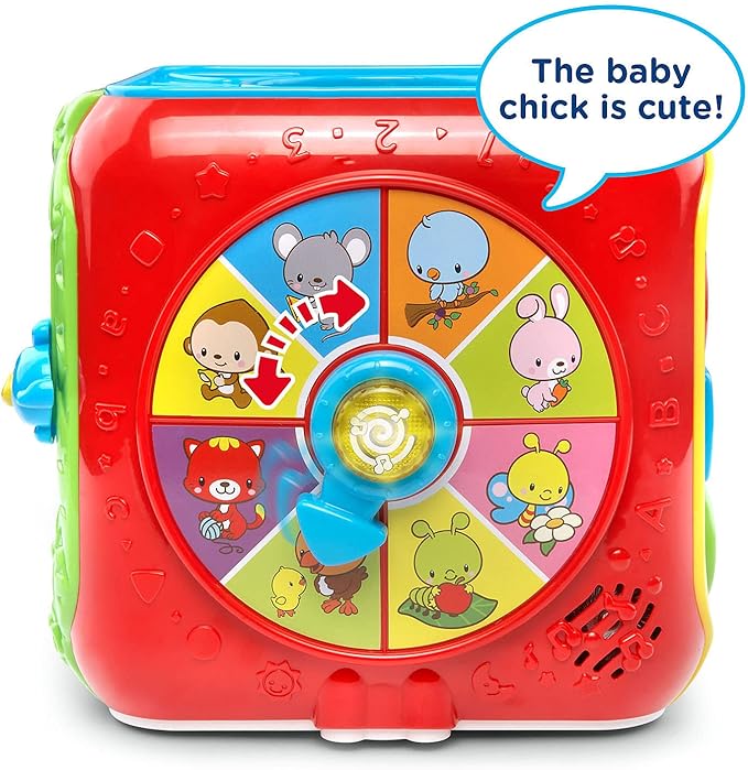 VTech Sort and Discover Activity Cube (Frustration Free Packaging), Red