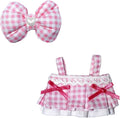 17cm Doll Clothes Dress Hairpin Accessories Outfits (NO Doll)(Colorful Dress + Hairpin)