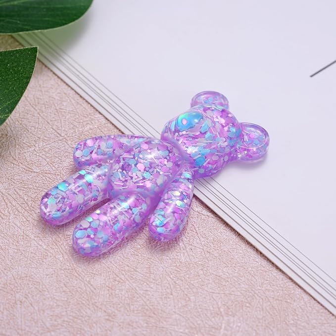 Pocket Bear Hug, Anxiety Relief, Mental Health Positivity, Autism Fidget, Stress Relief for Her, Comforting Gift for Son Daughter Back to School, Purple