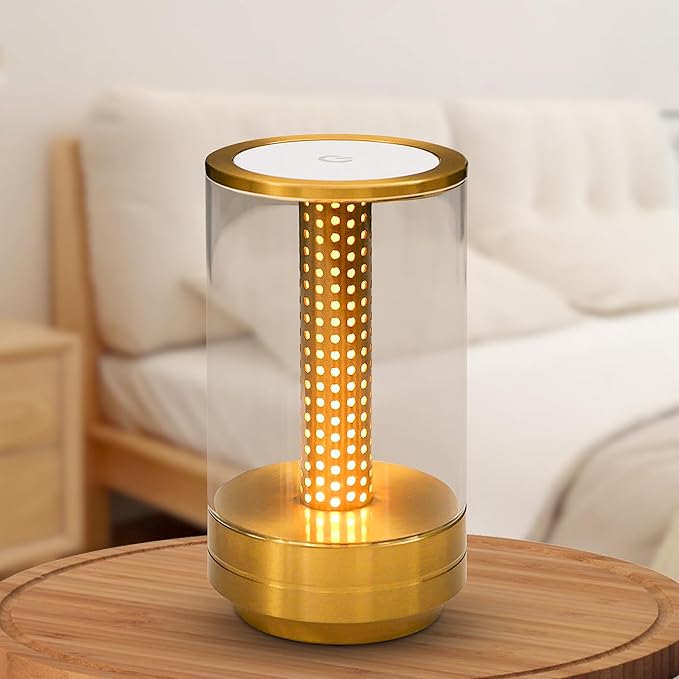 Creative LED Honeycomb Table Lamp (Gold)