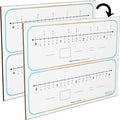 Fraction Manipulatives (Math Manipulatives Numberline) Math whiteboards for Students with Fractions for Grade 4 and Grade 3 Math for Students in Classroom and Homeschooling