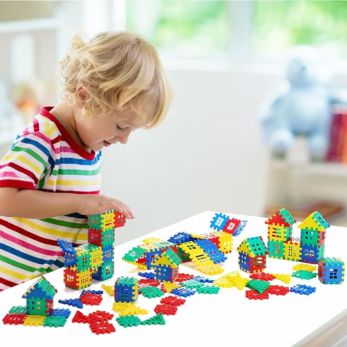 310 Pcs Interlocking Building Blocks for Kids Building Toys for Kids Kindergarten Toy Building Sets Preschool Toys for Back to School