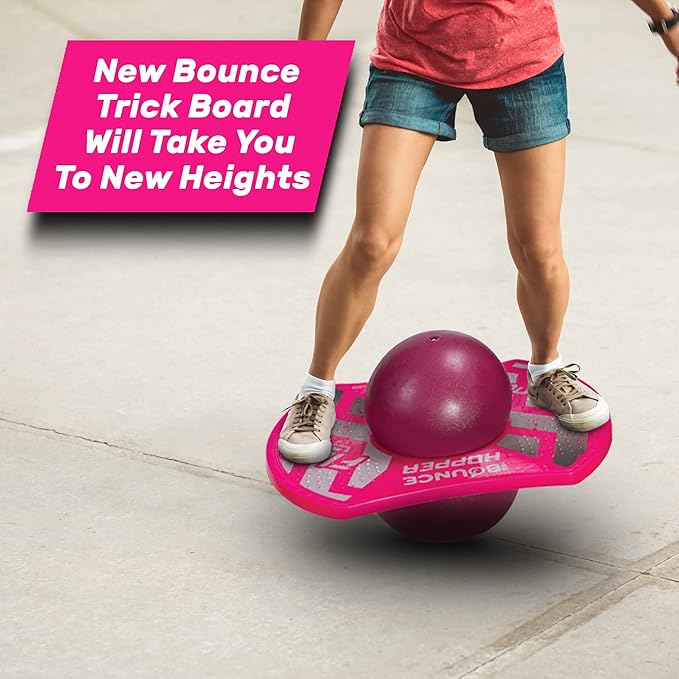 New Bounce Ball for Kids Balance Board for 7 to 10 Year Olds, Outdoor Birthday Gifts: Pogo Balance Bounce Ball