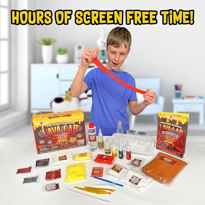 Original Stationery DIY Slime Kit for Boys & Girls - Multicolor, Glow-in-The-Dark Putty - STEM Science Toys & Slime Games for Kids Ages 8-12