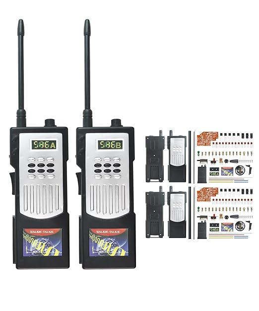 Soldering Practice Kit DIY Walkie-Talkie Interactive Game Plug-in Circuit Kit Electronics Projects Soldering Kit Welding Skills Learn Soldering Kit for Beginners