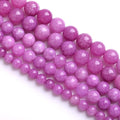 10MM 38PCS Purple Lepidolite Mica Stone Loose Beads for Jewelry Making DIY Bracelet Necklace