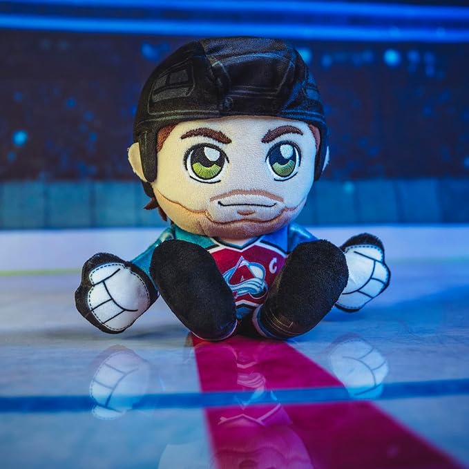 Bleacher Creatures Colorado Avalanche Joe Sakic 8" NHL Kuricha Sitting Plush - Soft Chibi Inspired NHL Superstar