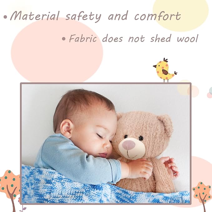 18" Pink Bear Stuffed Animals for Boys and Girls,Soft and Adorable Stuffed Bear Plush Toys for Newborn Babies,Cuddly Stuffed Bear for Kids,Great Gifts on Birthday,Christmas