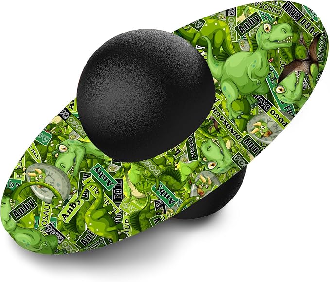 Pogo Ball for Kids & Adults Up to 200lb, Balance Coordination Trick Bounce Board Pop Ball Cool Fun Challenge Indoor Outdoor Toys Pogo Jumper Birthday Gifts for Boys Girls Halloween