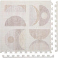 House of Noa Baby Play Mat – 4x6 Sandstone Luna – Set of 6 Tiles – Cushioned EVA Foam Play Mat for Floor, Soft Interlocking Baby Crawling Mats for Hard Floors