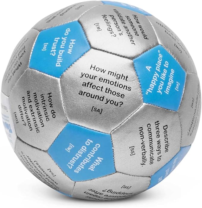 Trainers Warehouse 6" Thumball Collection, 32 Prompts for Conversation, Team Building, Relationship and Training