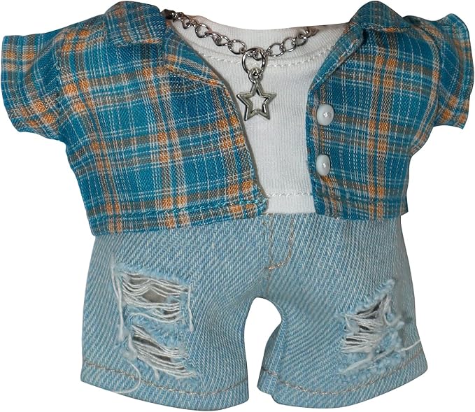 17cm Doll Clothes & Outfit Set for 17cm Dolls Hoodies Jeans Accessories Outfits Luxury Chic Doll Clothing & Style Bundle(NO Doll)