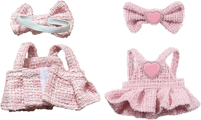17 cm Doll Clothes - 6.7 Inches Cute Dolls Dress - Premium Fashion Accessories, Luxury Chic Doll Clothes & Style Bundle,Gifts for Lovers(Style E)