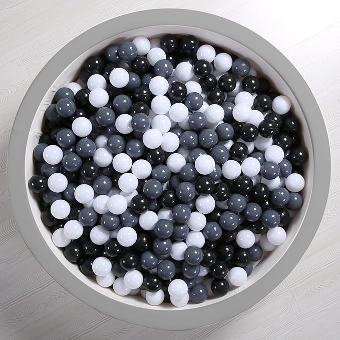 Ball Pit Balls Plastic Balls for Ball Pit Phathalate Free BPA Free Plastic Balls 100pcs 2.2" Set for Toddlers for Play Tent Tunnel