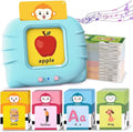 296 Sight Words Talking Flash Cards for Toddlers 1 2 3 4 5 6 Year Old, Pocket Speech, Sensory Speech Therapy Toys, Learning Toys for Montessori and Autism Children, Gifts for Boys (Blue)