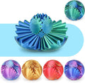 Gear Ball 3D Printed Cube Fidget Toy,Gear Sphere Fidget Toys,Sensory Toys for Stress and Anxiety Relief, Desk Toy Fidget Spinners,Stocking Stuffers for Adults & Kids Gift(Blue Green, 2.3 Inch)