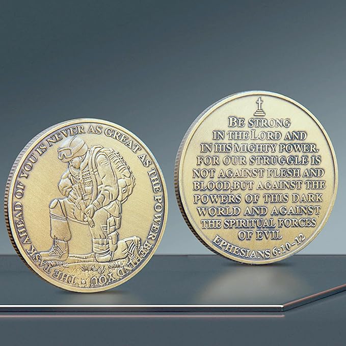 The Task Ahead Challenge Medallion – Military Token for All Departments – Army, Air Force, USMC – Veterans Gifts, Army Graduation, Deployment, Basic Training Gift